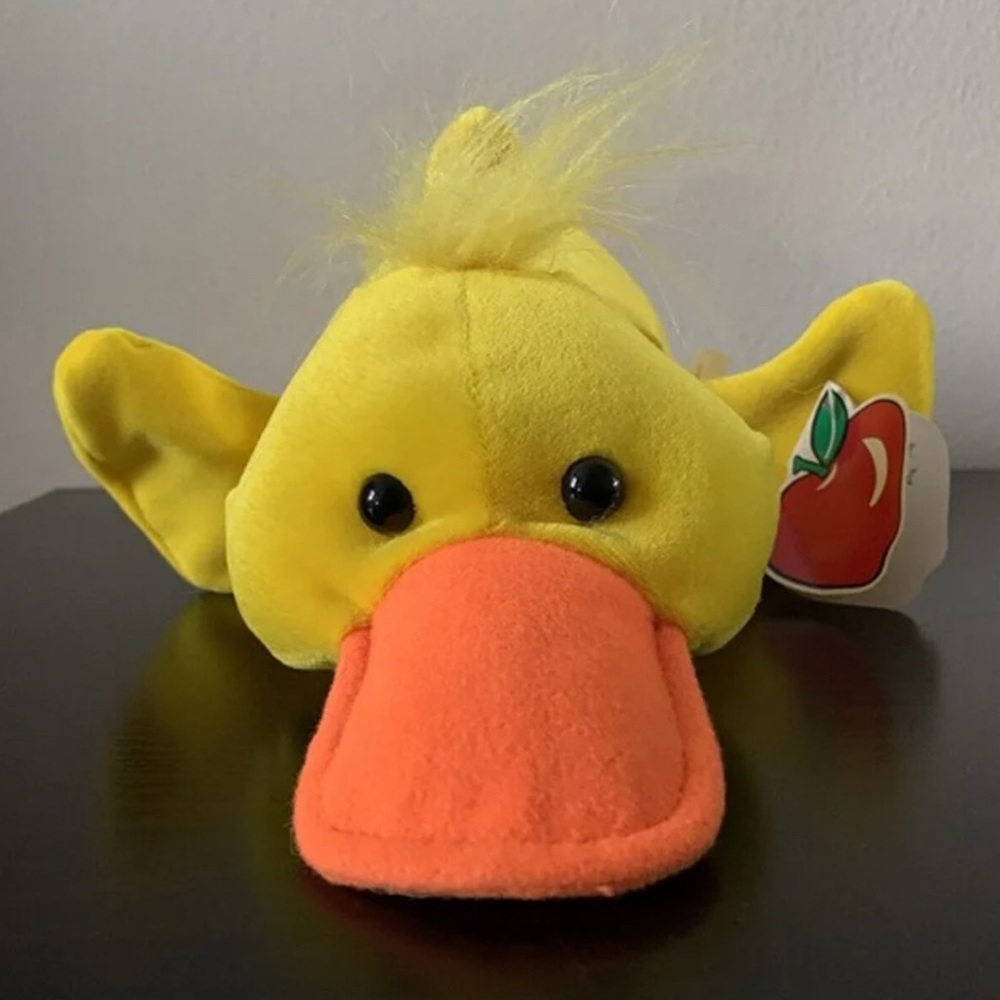 Papel giftware duck plush stuffed animal Quackster with tags